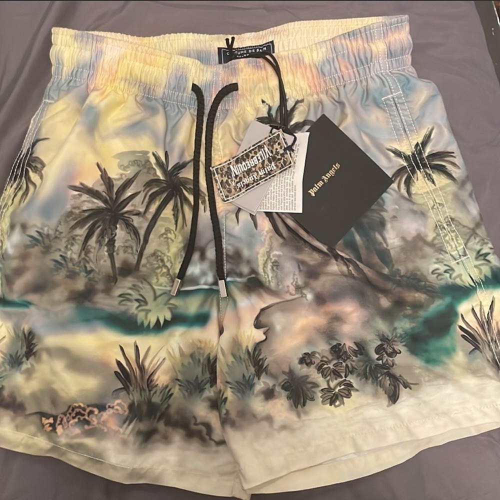 Palm angels x vilebequin swim trunks